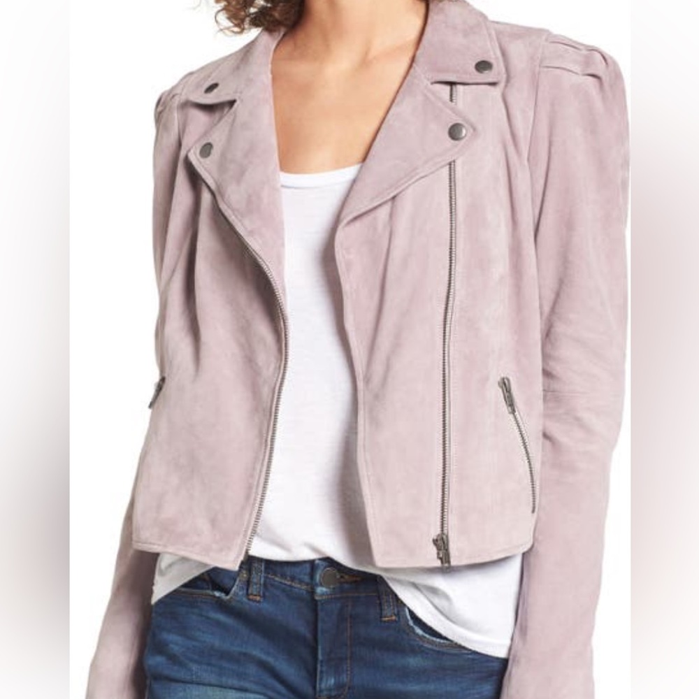 Leith Suede Moto Jacket